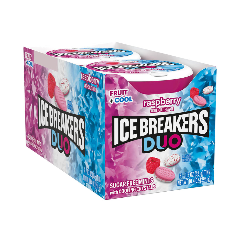 Ice Breakers detalle de cristales de menta que potencian frescor