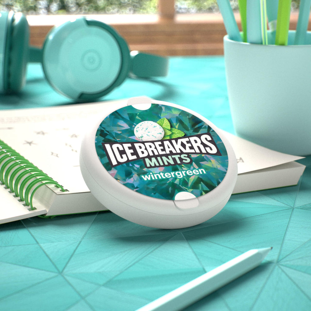 Ice Breakers etiqueta con información de ingredientes para ver consideraciones dietéticas