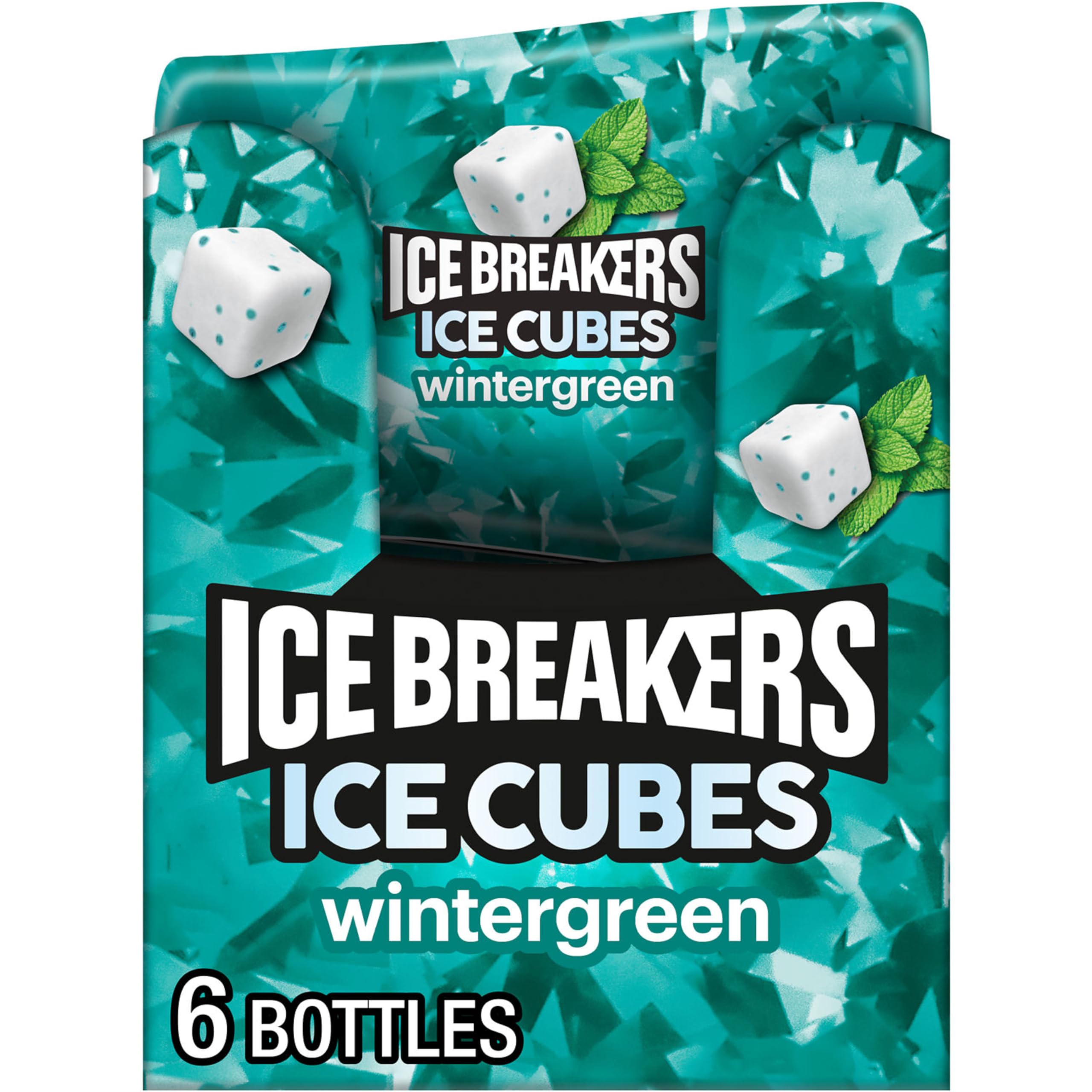 Ice Breakers frasco frente mostrando diseño y portabilidad