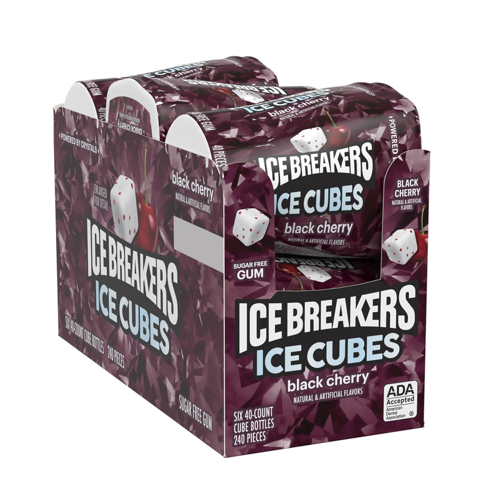 Ice Breakers textura de cubos de chicle para ver forma y ventaja de larga duración