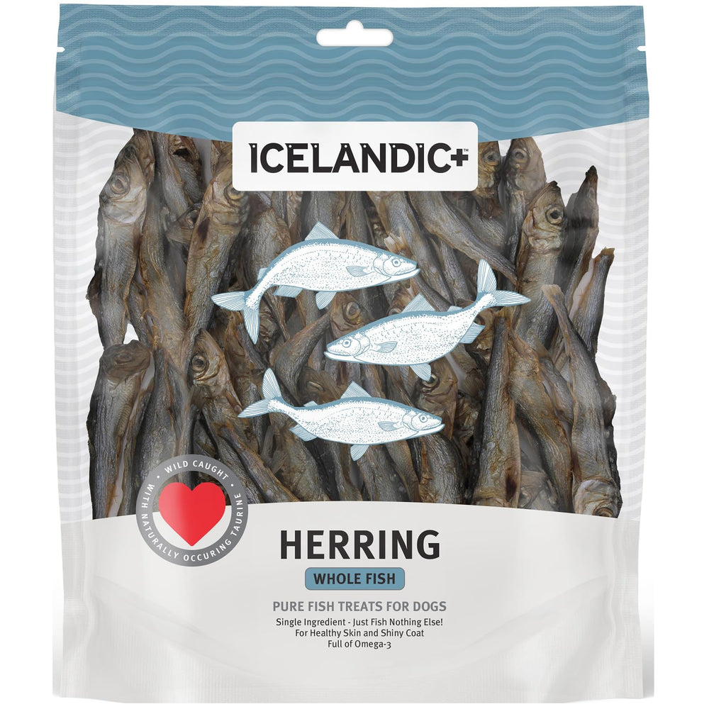 Icelandic+ arenque salvaje entero, única fuente proteica sostenible