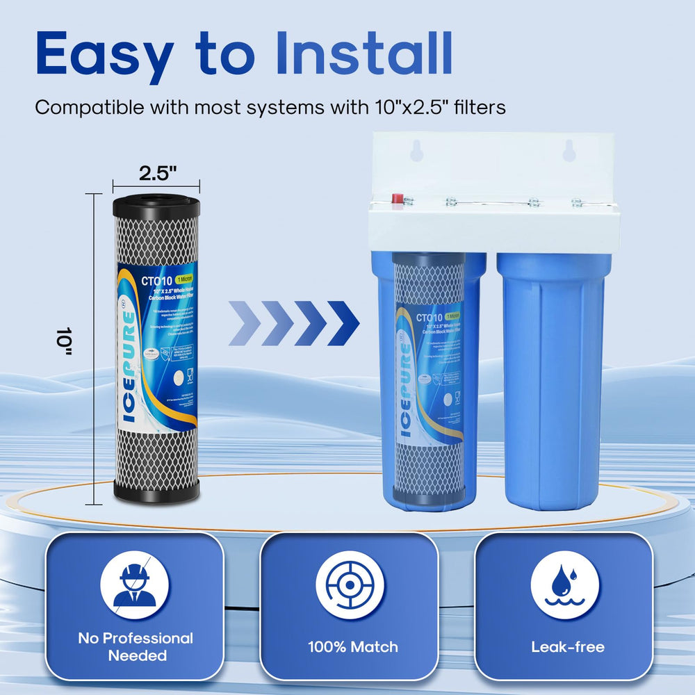 ICEPURE etiqueta con certificaciones NSF/ANSI 42 mostrando garantía de calidad