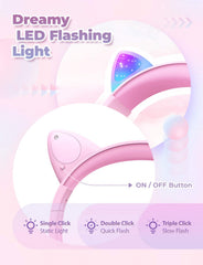 iClever HS20 almohadilla suave que ofrece comodidad prolongada para niños