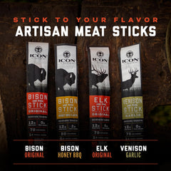 ICON Meats palito en mano listos para comer, práctico y alto en proteína