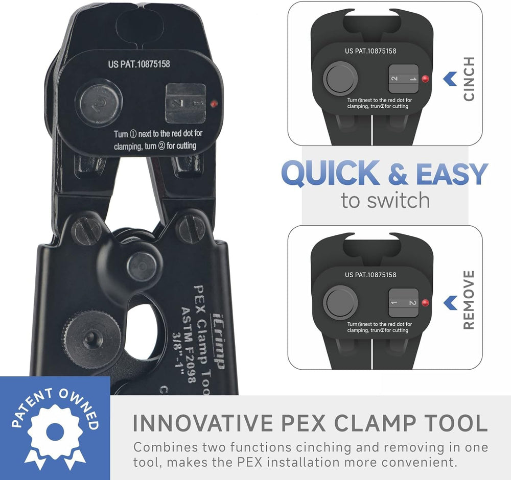 iCRIMP cortador PEX para cortes limpios y preparación rápida