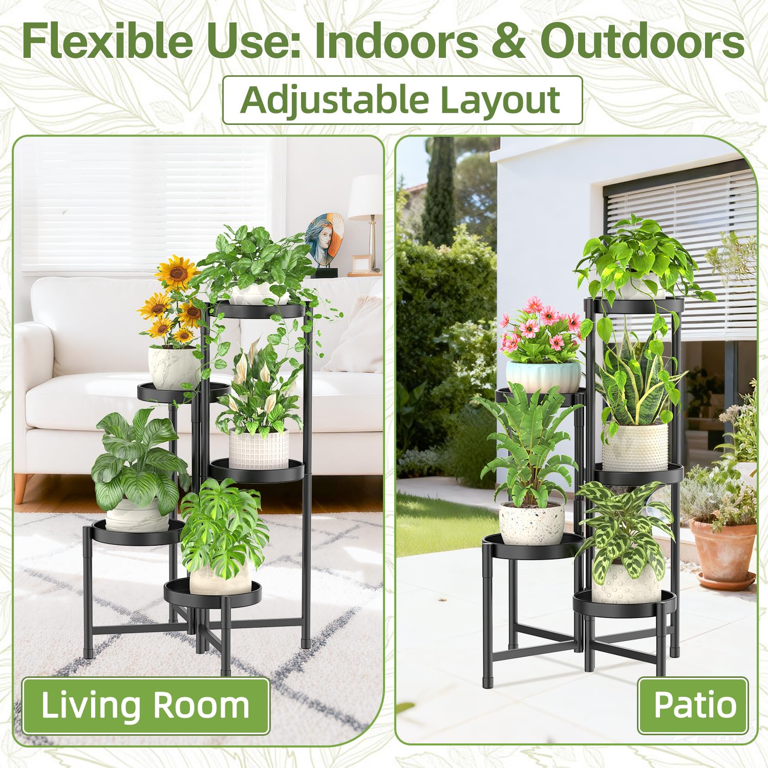 iDavosic.ly plant stand on balcony creating stylish outdoor organization