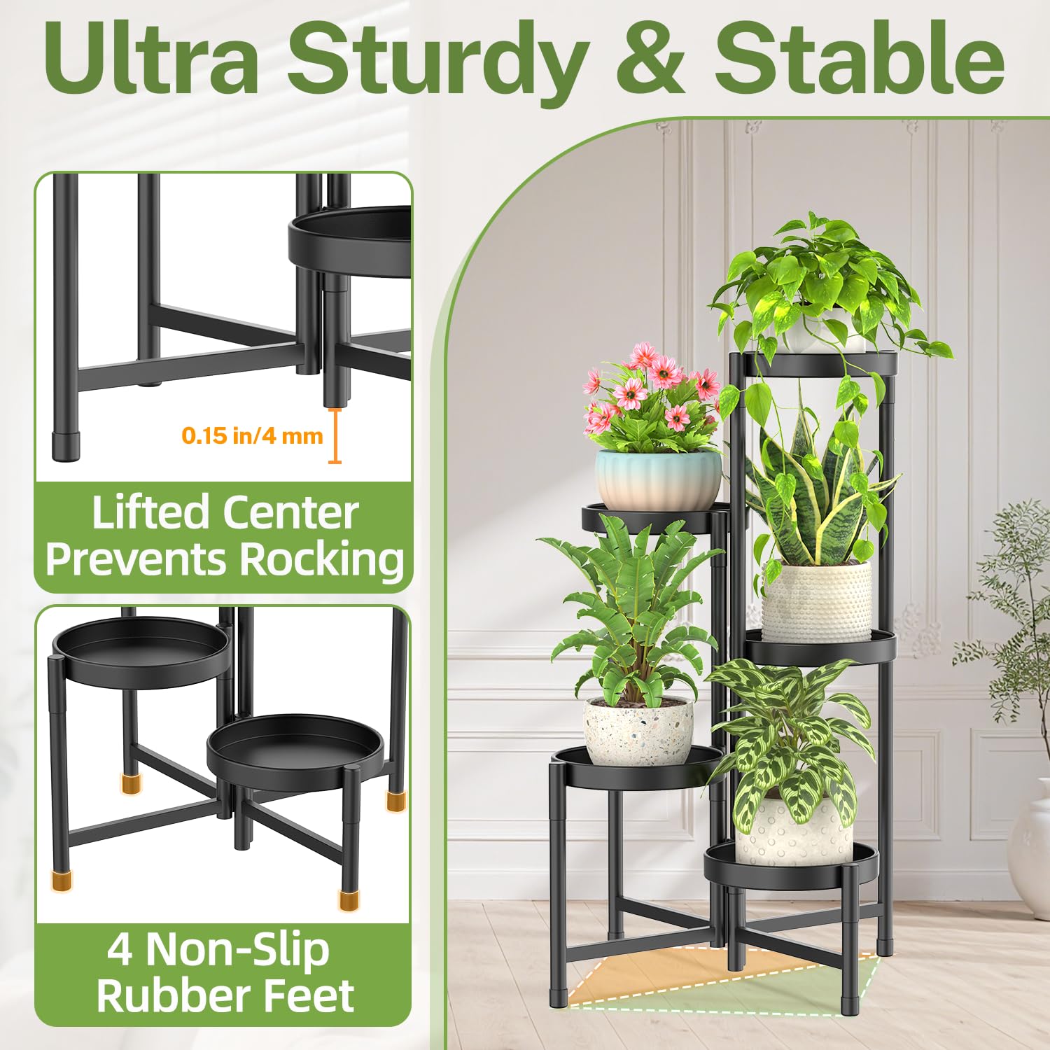 iDavosic.ly triangular leg base offering stable support and balance