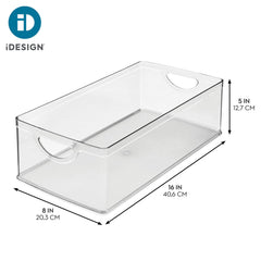 iDesign contenedor en gabinete profundo optimiza espacio y acceso