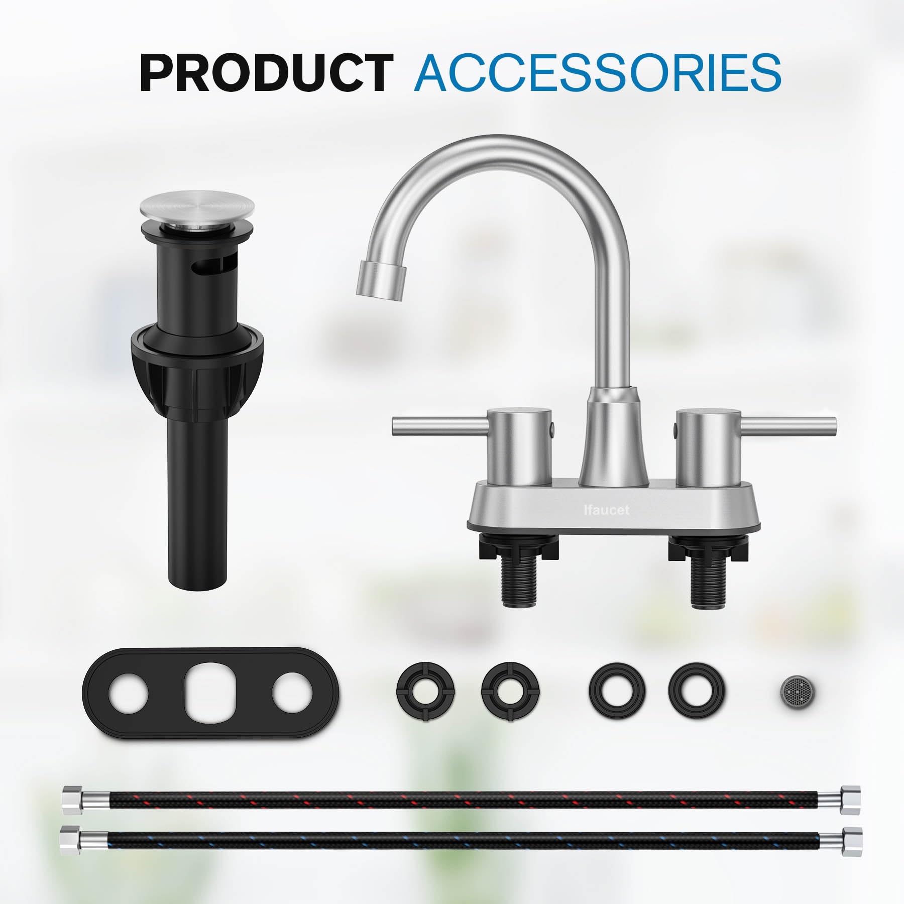 Ifaucet textura del acabado resistente, protege contra corrosión