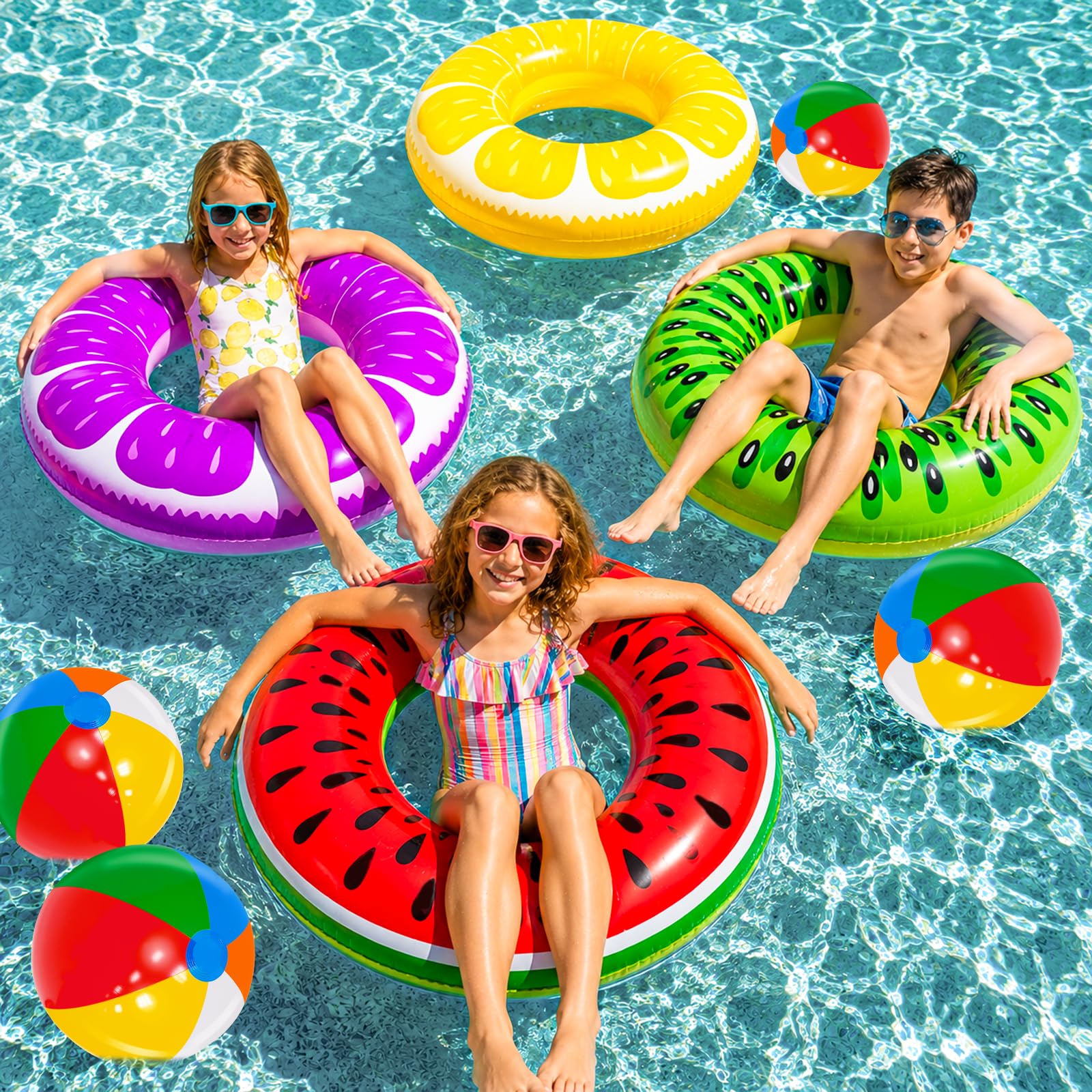 iGeeKid flotador sandía detalle textura PVC resistente y cómodo