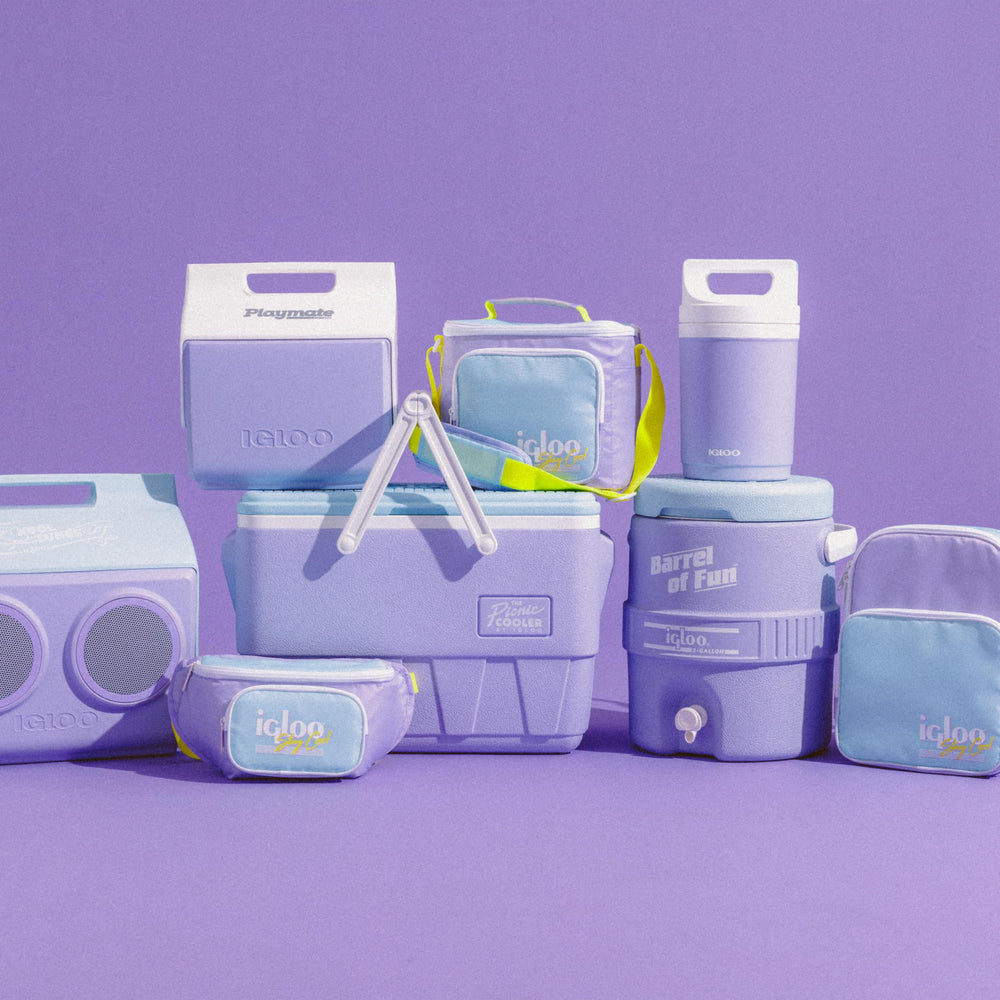 Igloo Lilac Breeze etiqueta y empaque mostrando características y capacidad