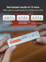 iHealth primer plano del hisopo nasal que facilita la recolección segura