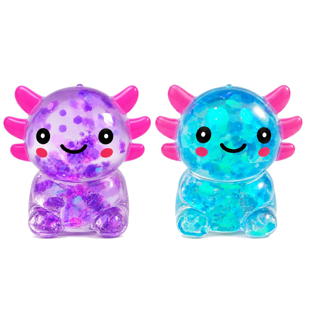 iJUKPX axolotl frontal pack mostrando diseño adorable y brillo