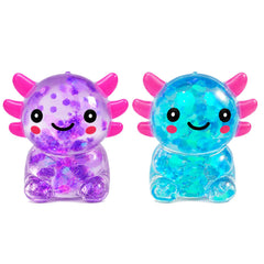 iJUKPX axolotl frontal pack mostrando diseño adorable y brillo