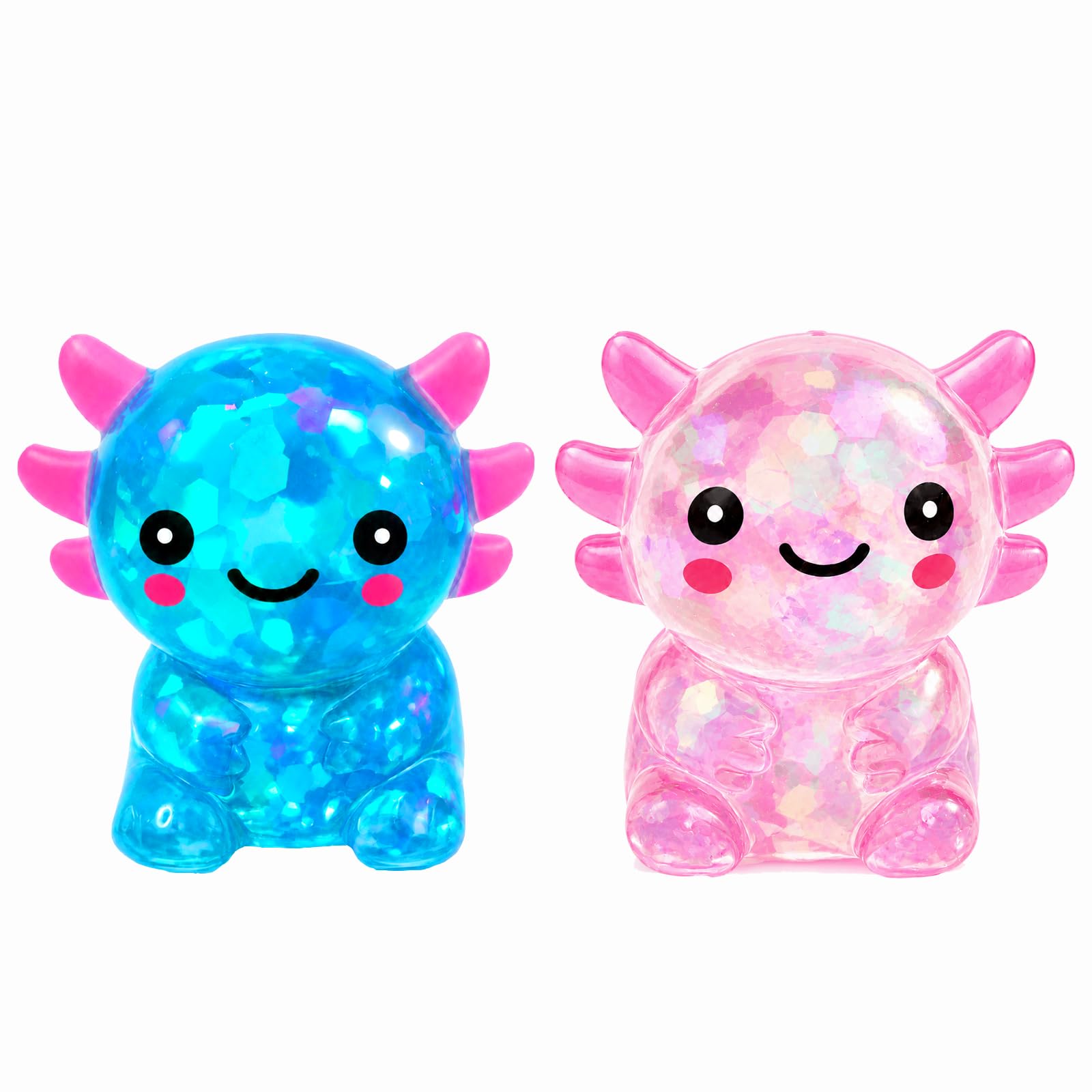 iJUKPX axolotl pack frontal mostrando los dos colores brillante y atractivo