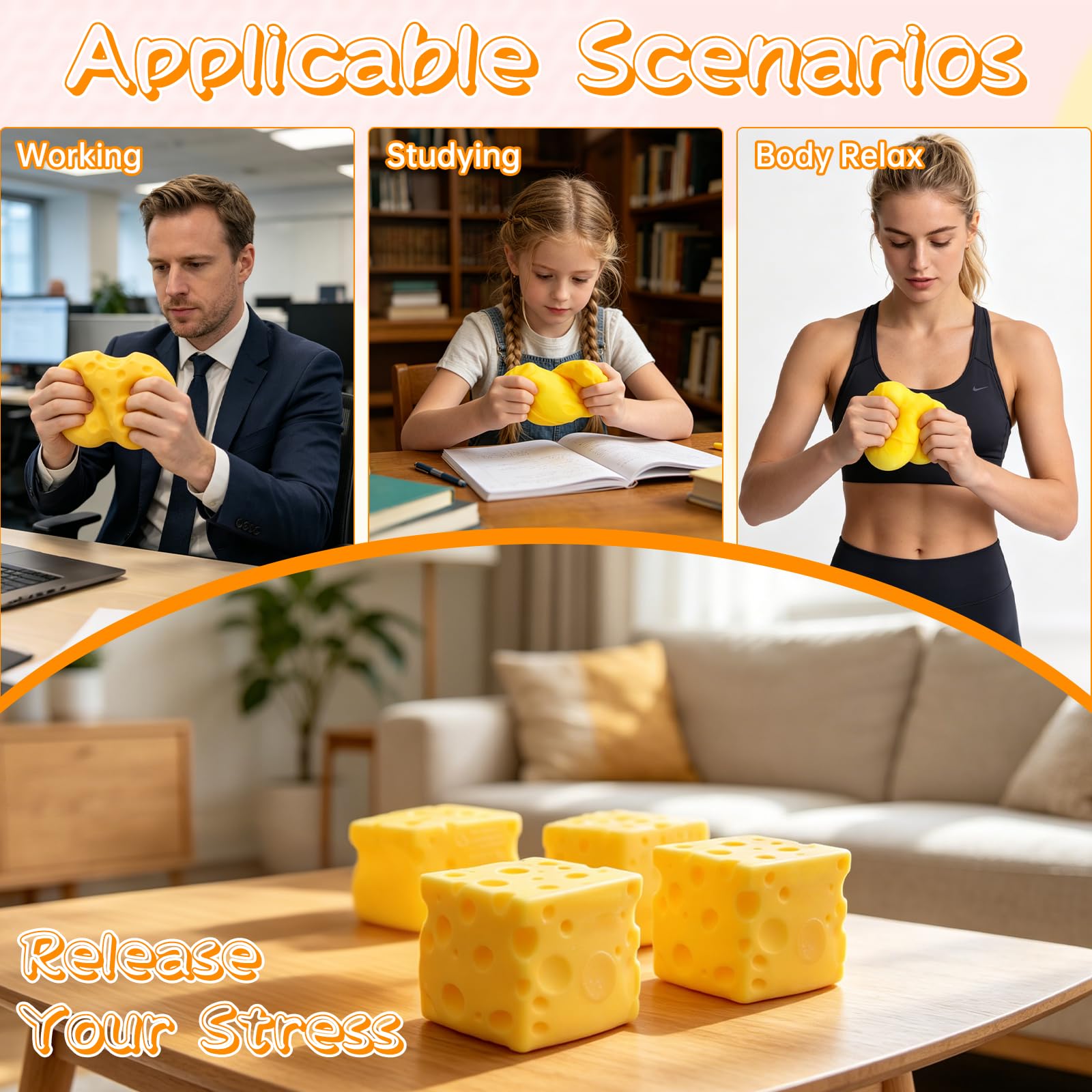 IKKAB Big Cheese envuelto como regalo ideal para cumpleaños y fiestas