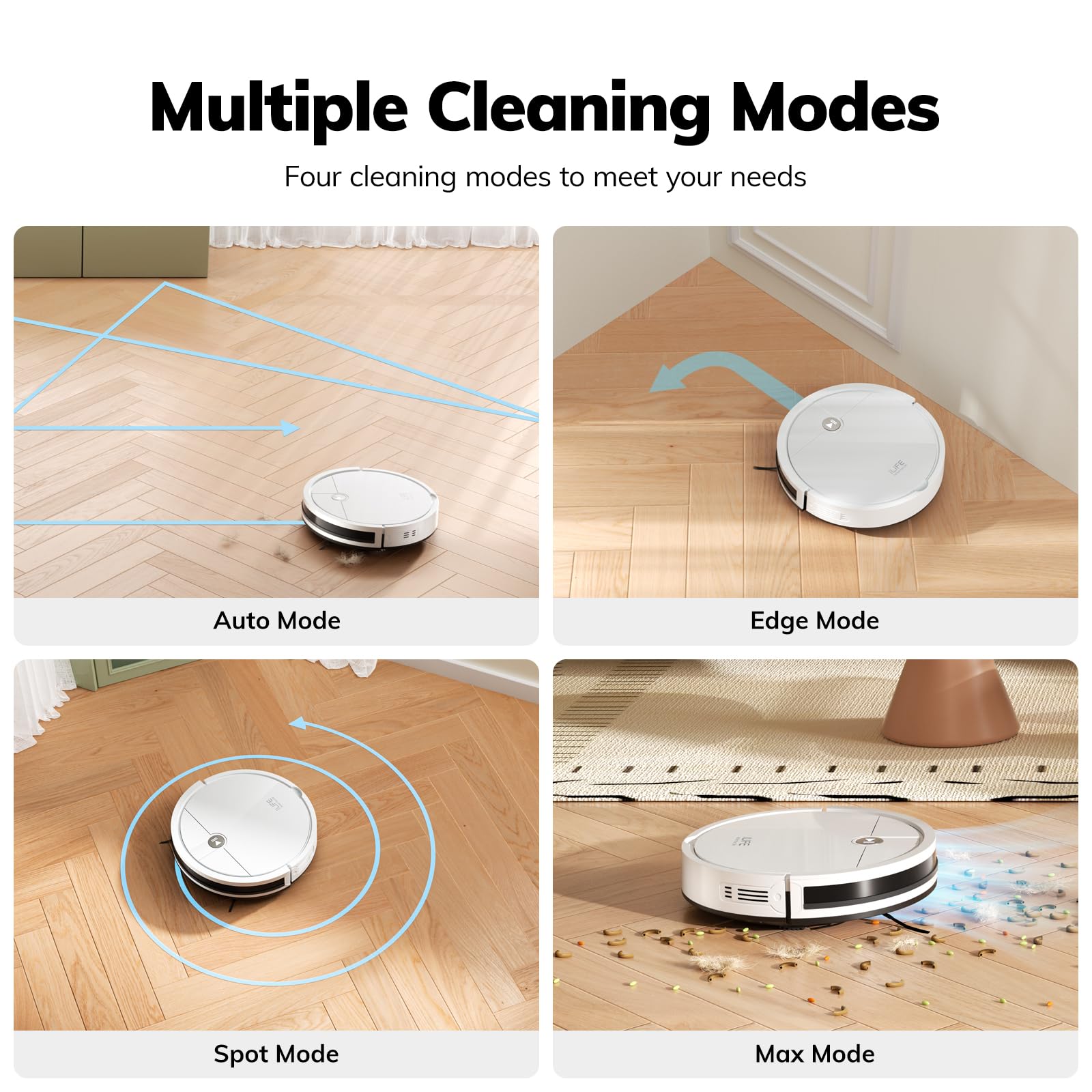 ILIFE V2 sensor infrarrojo evitando caídas y protegiendo el hogar