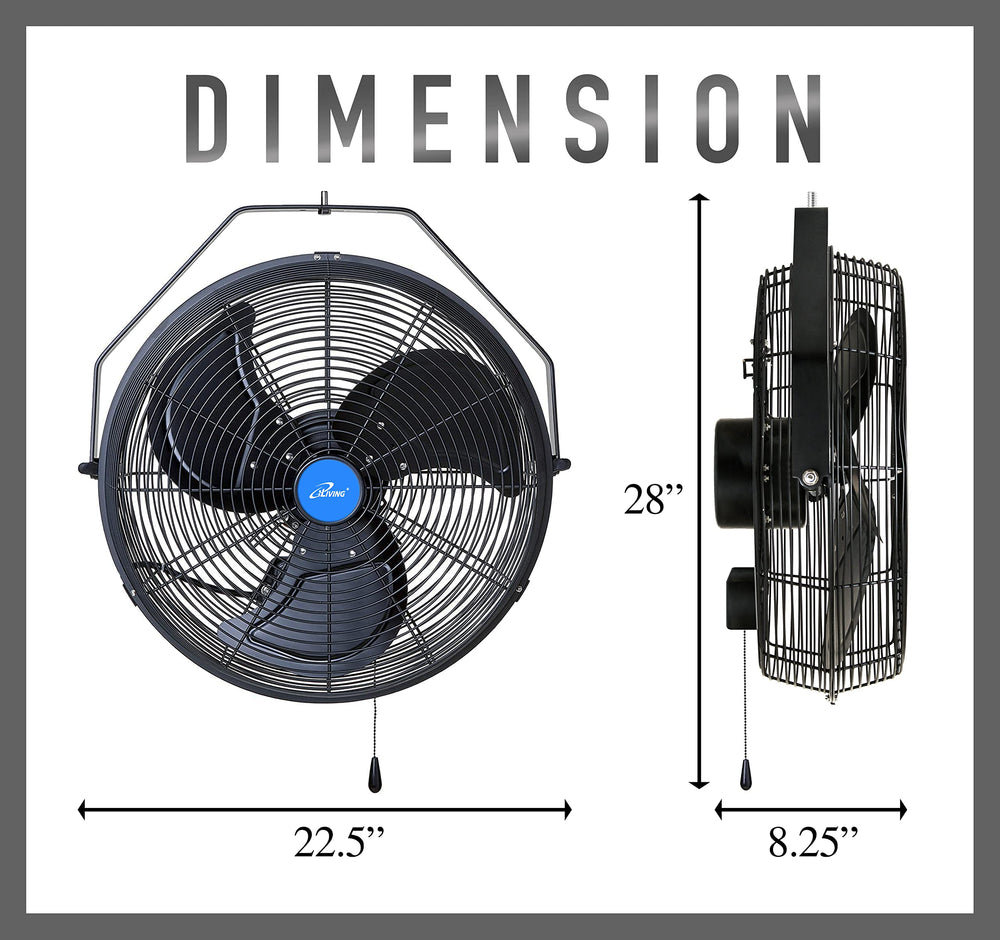 iLiving fan with misting kit attached demonstrating added evaporative cooling benefit
