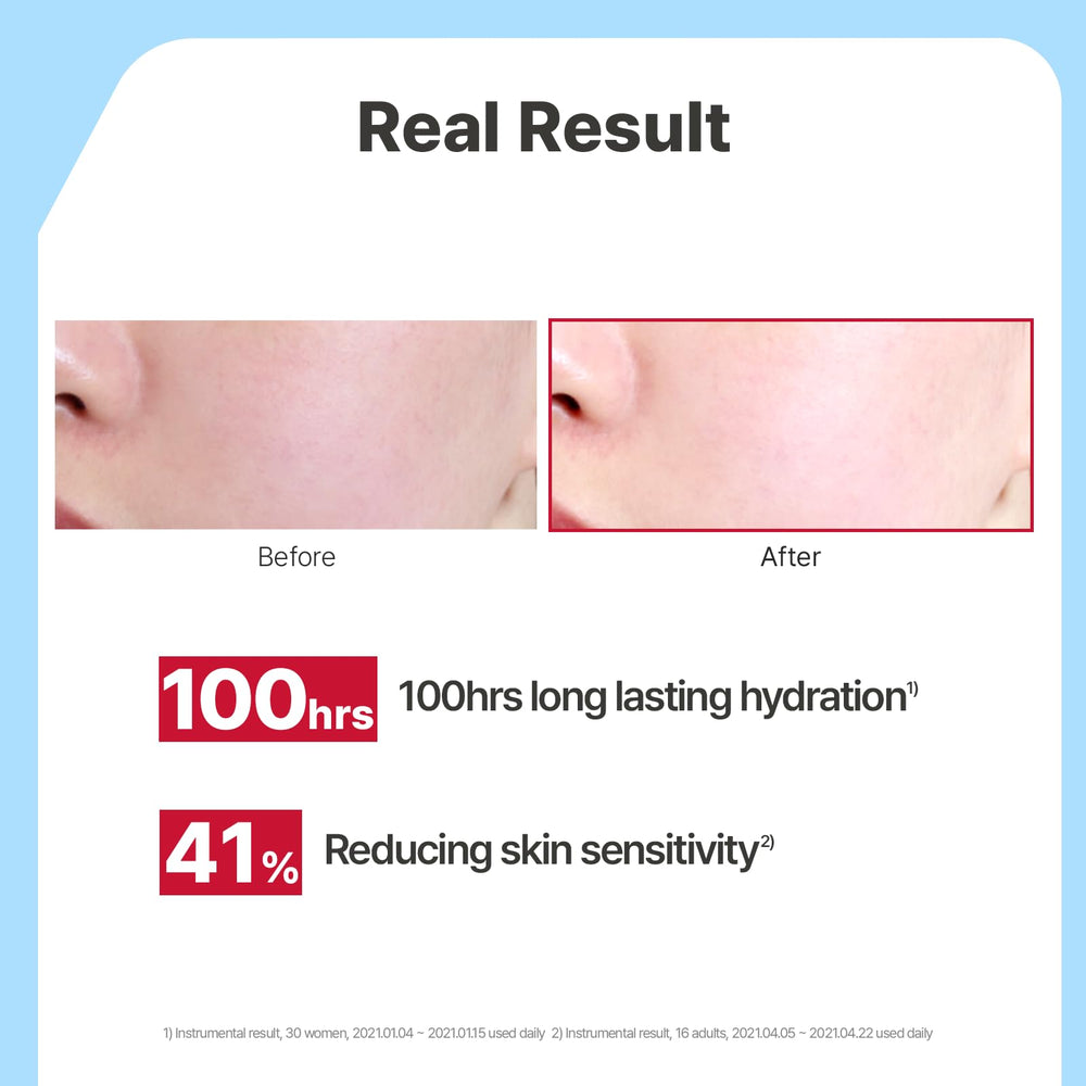 Illiyoon crema extendida en brazo mostrando absorción y suavidad