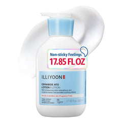 Illiyoon frasco frontal mostrando el tamaño y diseño, hidratación diaria visible