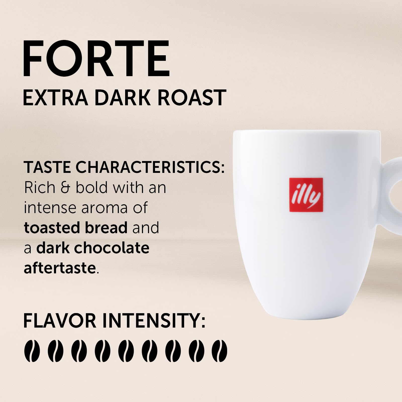 illy primer plano del molido mostrando textura y extracción consistente