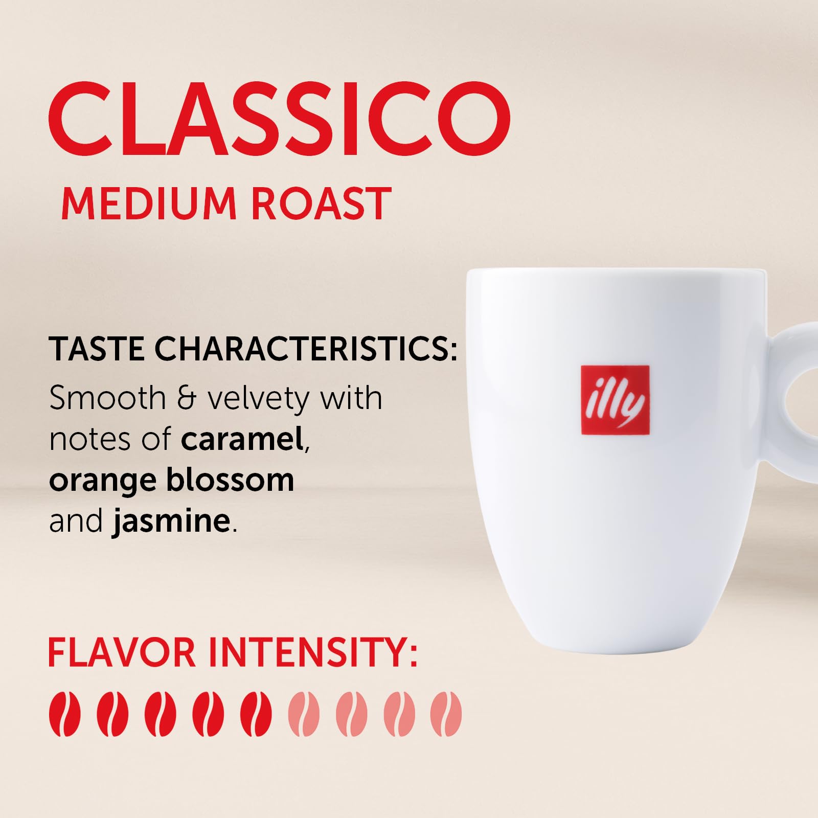 illy granos textura detalle con brillo y aroma visible