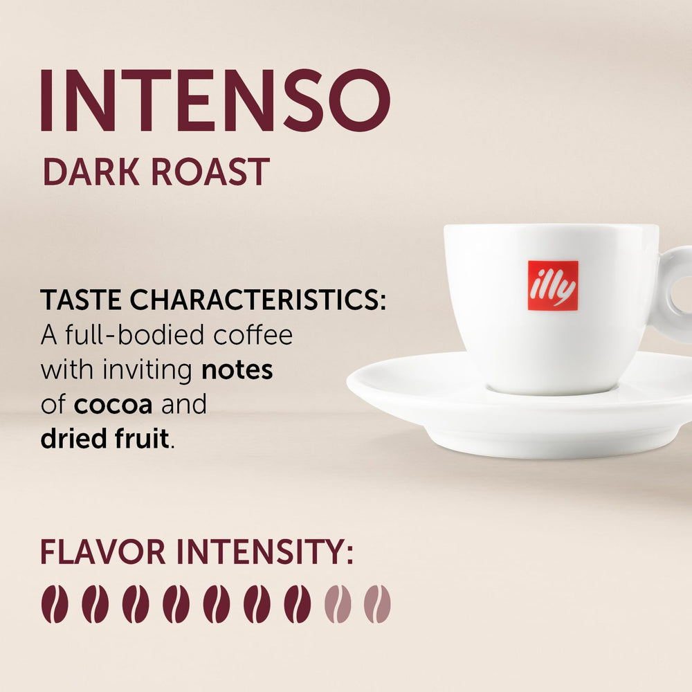 illy detalle del café molido mostrando textura ideal para espresso