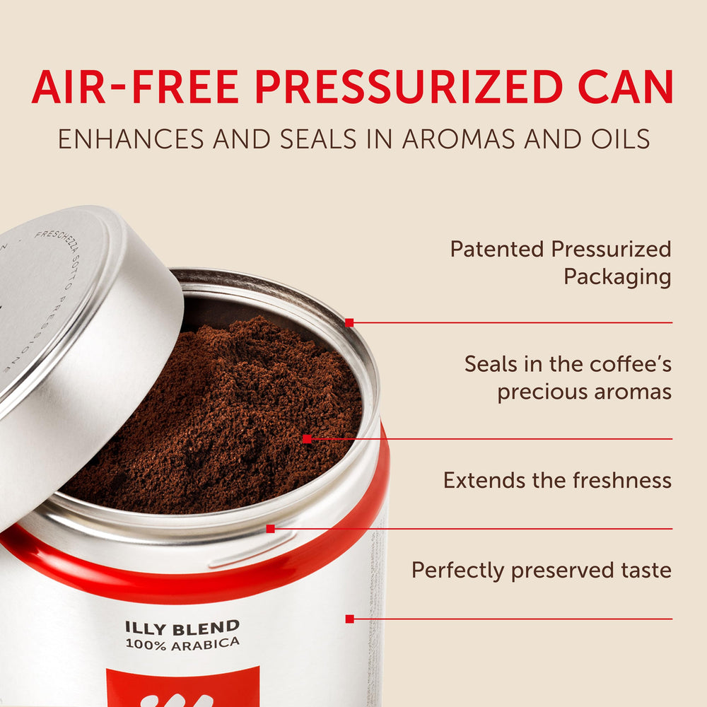 illy preparación en máquina espresso doméstica para cafés estilo barista