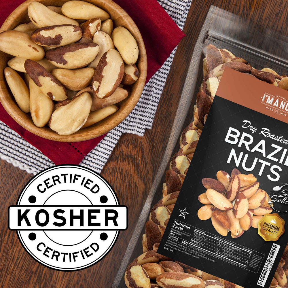 I'm A Nut comparación tamaño de nueces frente a monedas