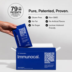 Immunocal porción en cucharita lista para mezclar y tomar