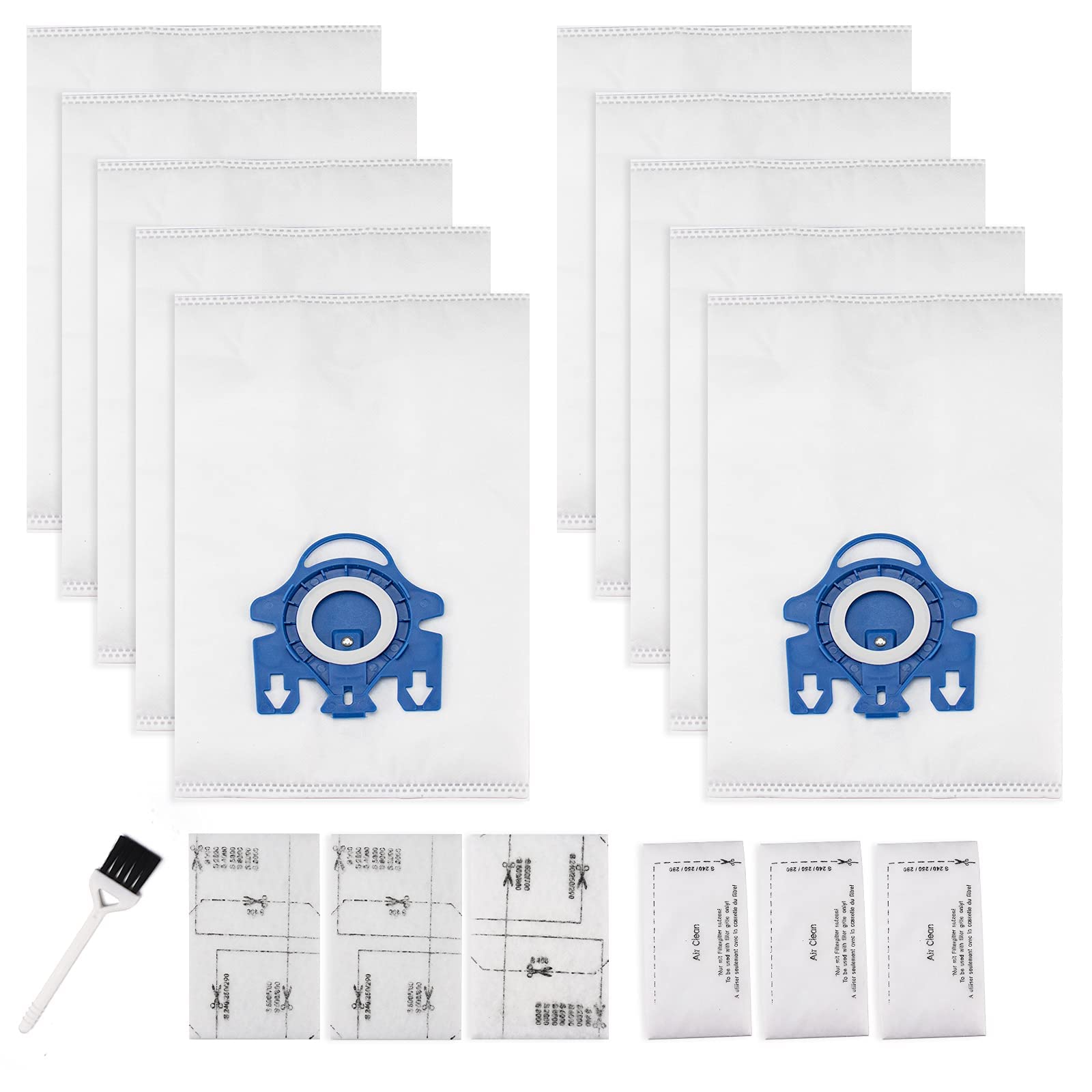 Improvedhand paquete frontal de 10 bolsas para recambio, garantiza suministro prolongado