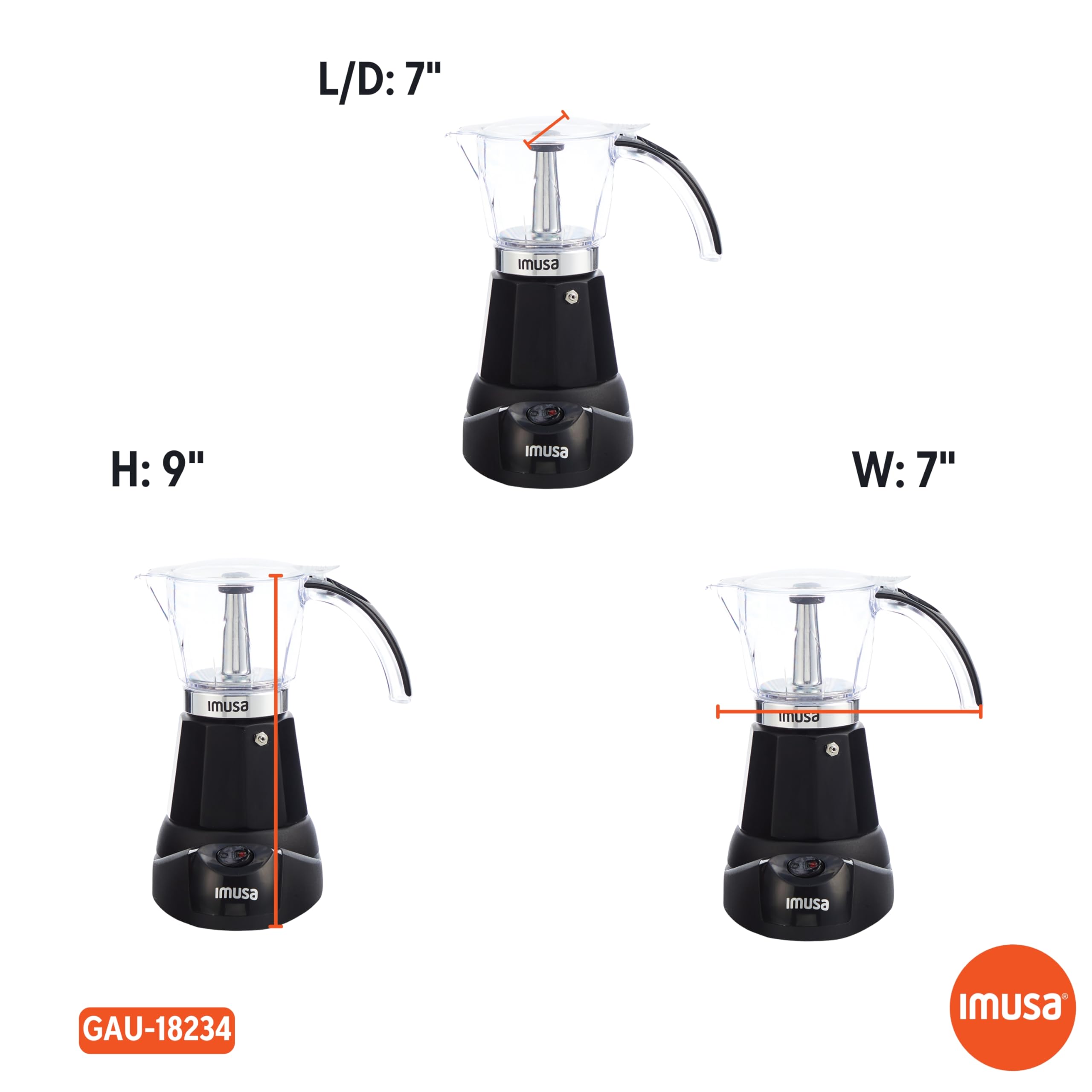 IMUSA cafetera en caja regalo, ideal para obsequiar a amantes del café