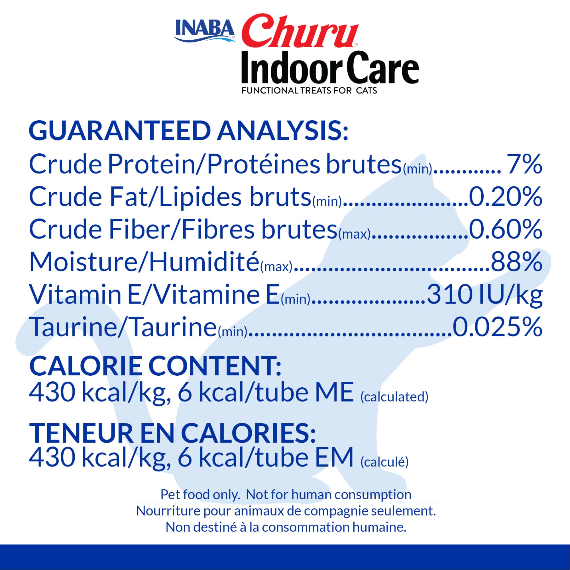INABA etiqueta con ingredientes clave y beneficios para la digestión
