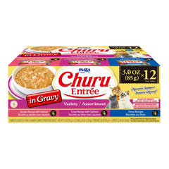 INABA Churu frente de la lata mostrando diseño y tamaño práctico