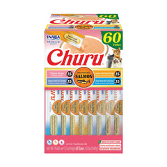 INABA paquete frontal muestra 60 tubos, ideal para abastecer premios