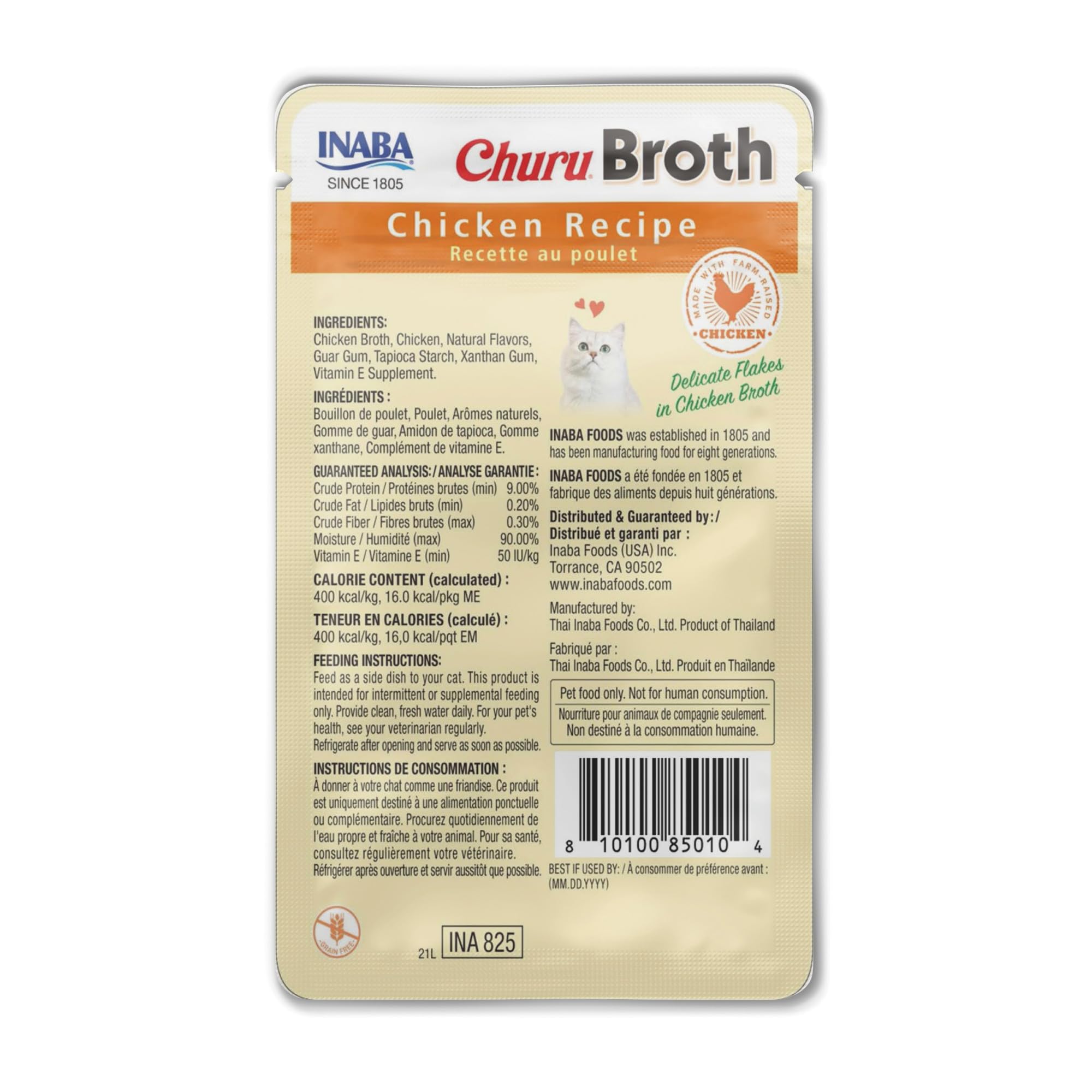 INABA Churu como topping sobre croquetas, realza aroma y humedad del alimento