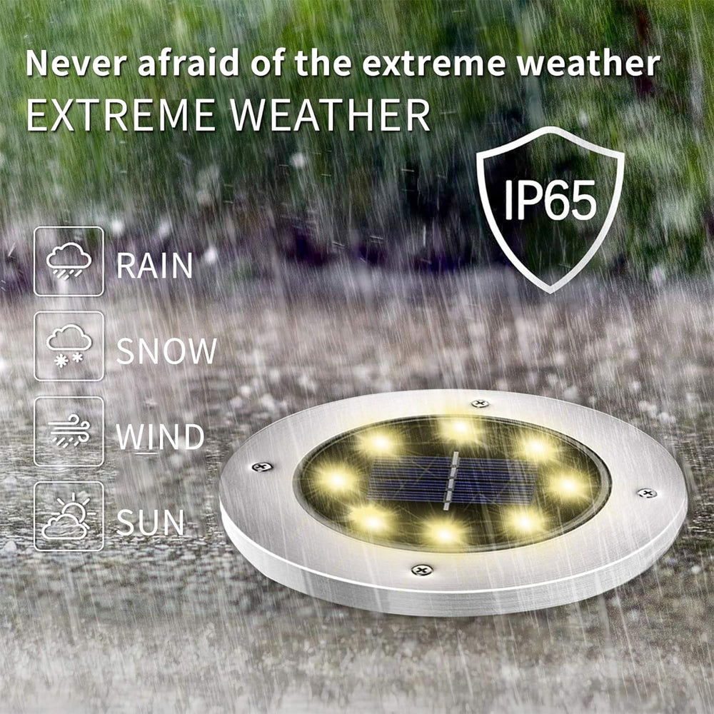 INCX detalle superior con 8 LEDs que proporciona luz cálida y brillante