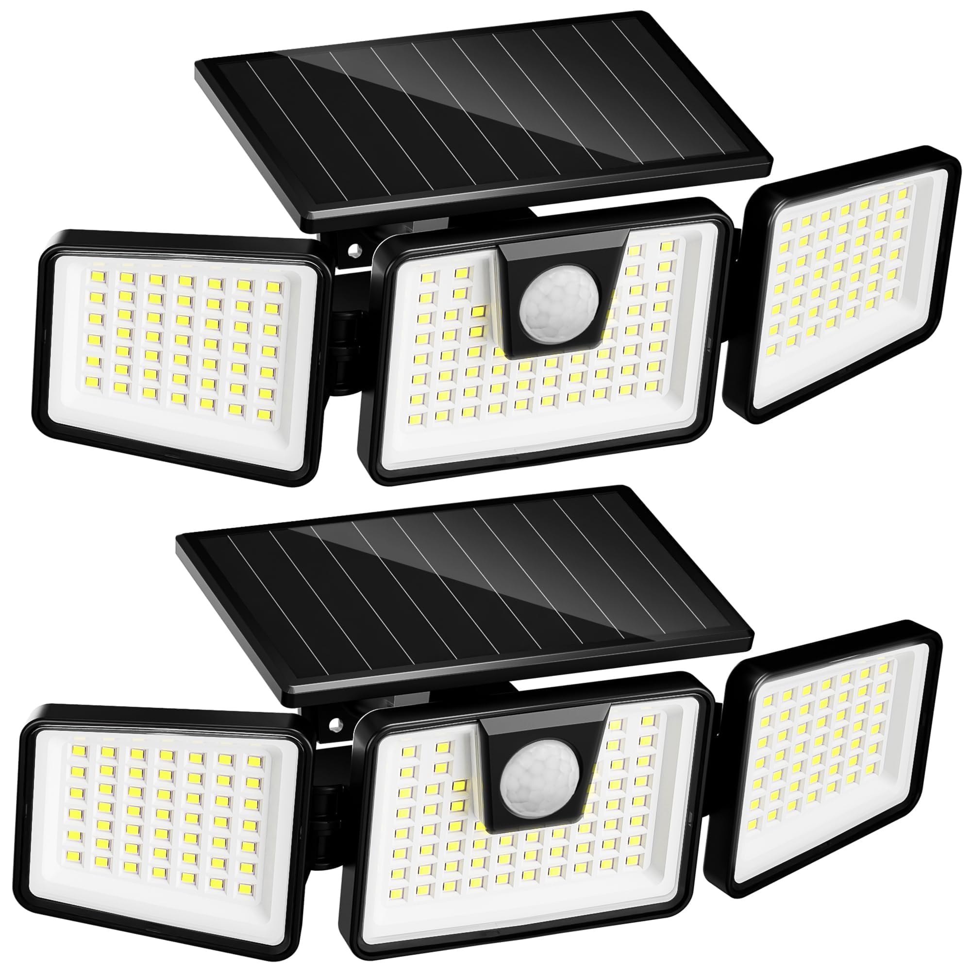 INCX foco solar frontal mostrando diseño y luminosidad
