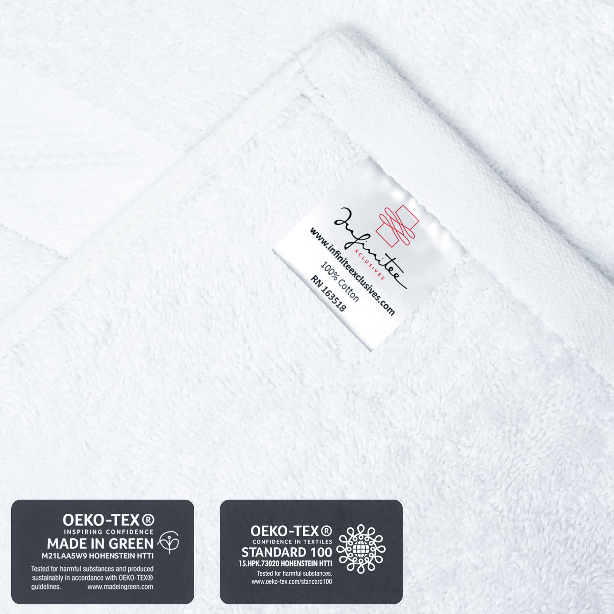 Infinitee Xclusives detalle de doble costura que garantiza durabilidad
