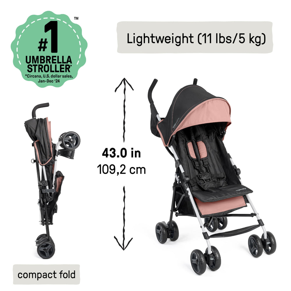 Ingenuity ruedas delanteras con amortiguación para paseos más suaves