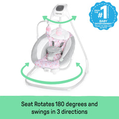 Ingenuity Cassidy detalle del asiento oversize con reposacabezas cómodo