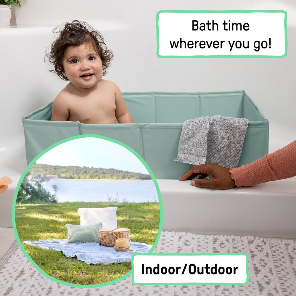 Ingenuity en uso dentro de una ducha baño seguro y práctico