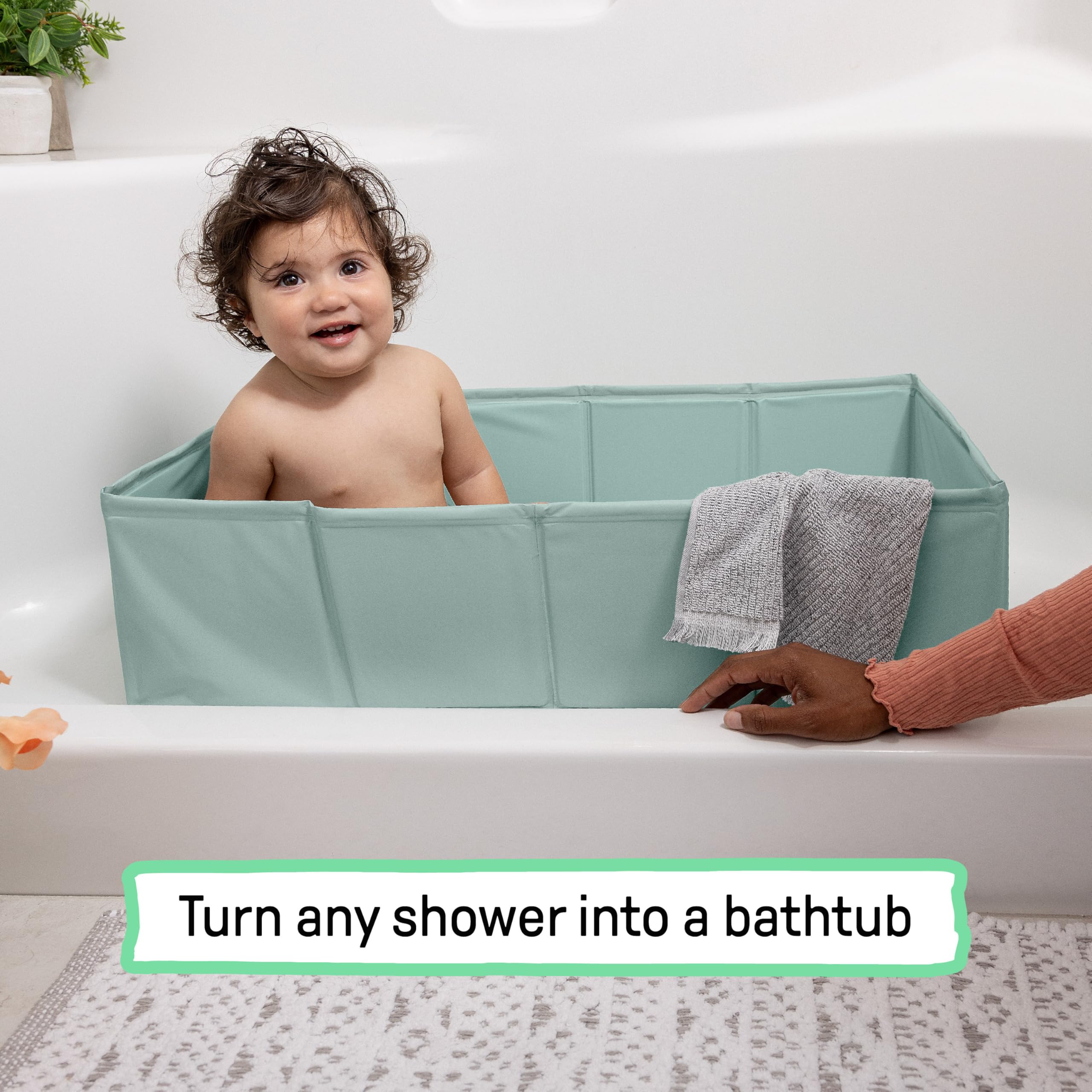 Ingenuity bañera en ambiente familiar portátil para viajar
