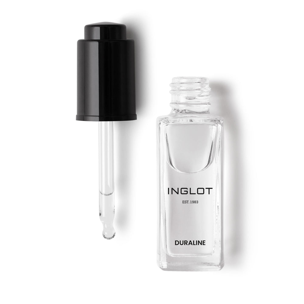 INGLOT Duraline botella frontal con diseño y pipeta, practicidad profesional