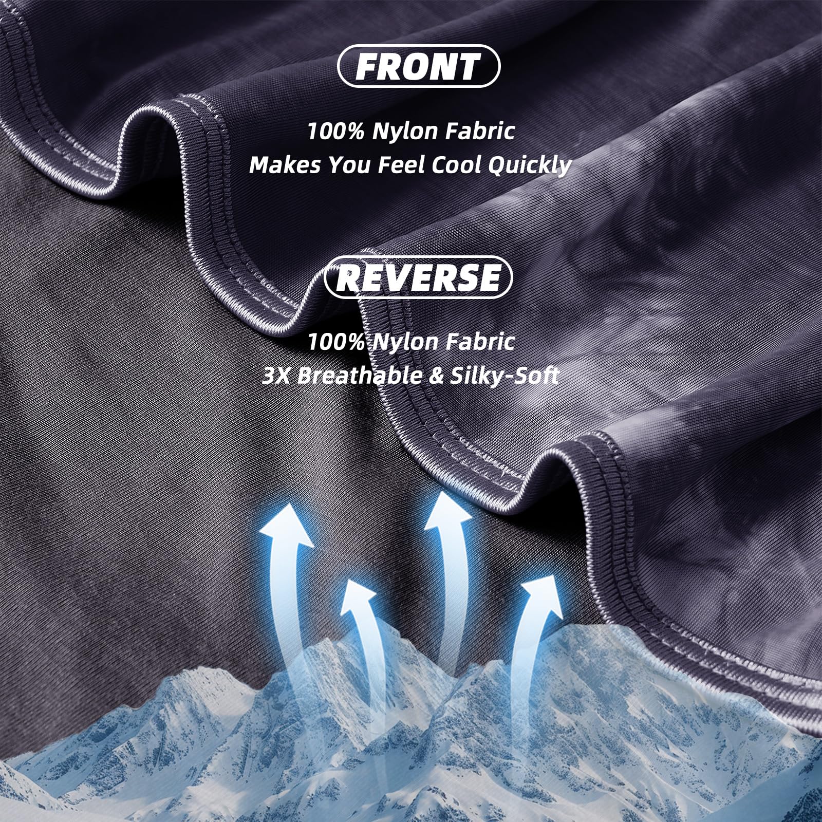 inhand manta extendida en cama queen creando ambiente fresco