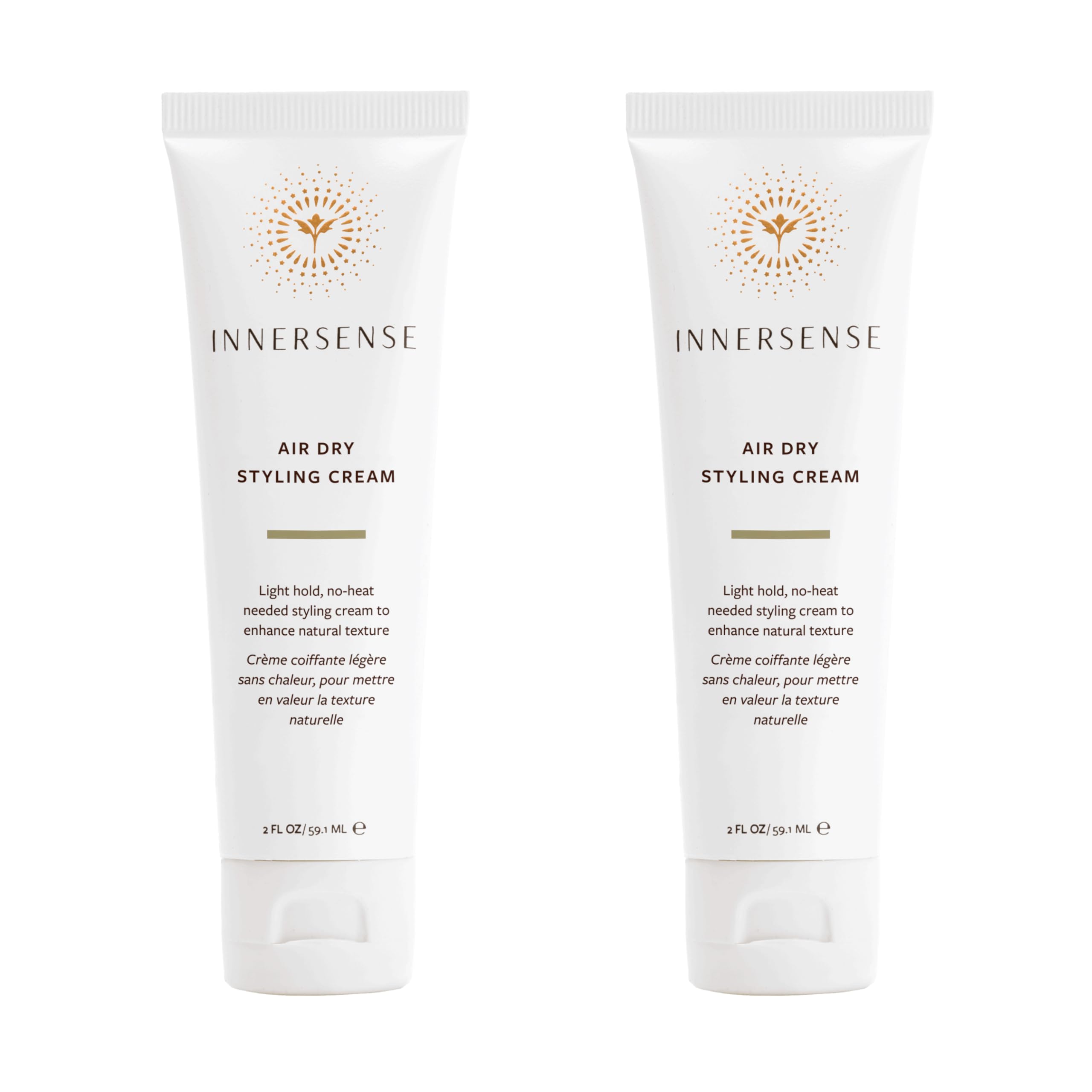 INNERSENSE crema frontal pack de dos envases beneficio estilo sin calor