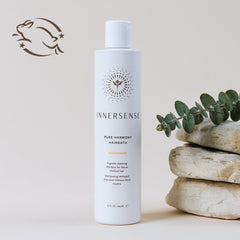 INNERSENSE etiqueta con ingredientes orgánicos y beneficios claros