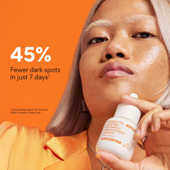innisfree cápsulas de vitamina C flotando en suero, apoyo para luminosidad prolongada