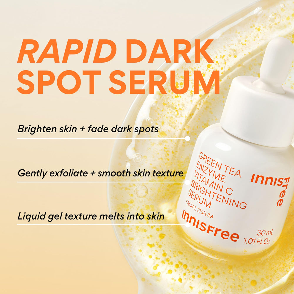 innisfree textura en gotas del sérum mostrando consistencia ligera y absorción rápida