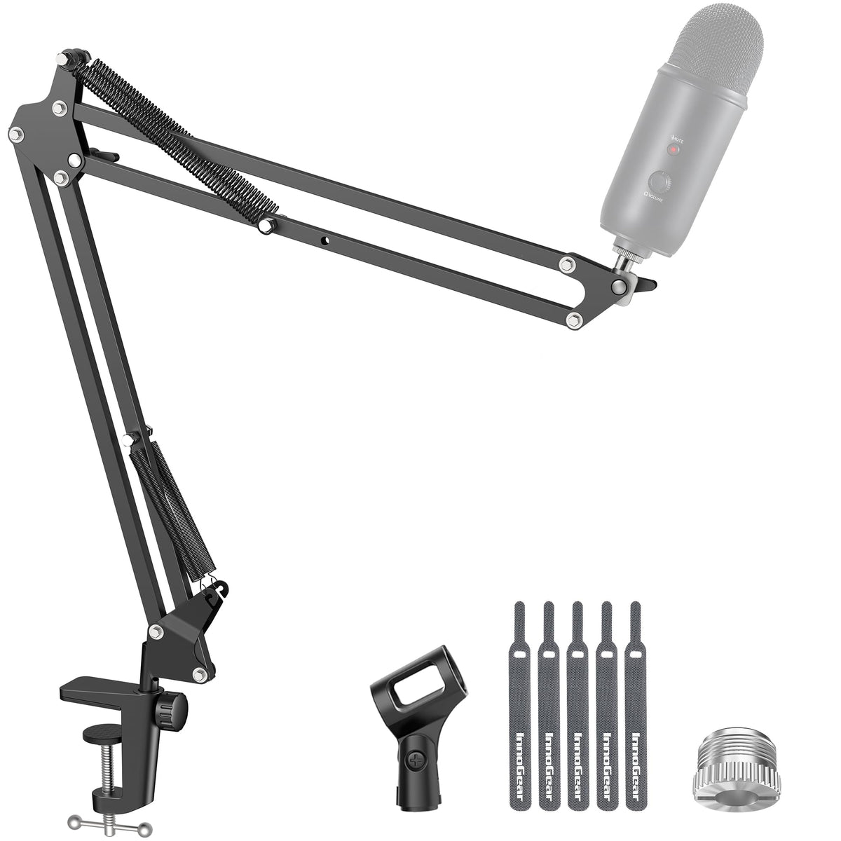 InnoGear soporte frontal mostrando articulación y estabilidad